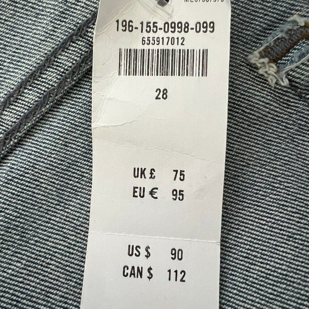Abercrombie & Fitch NEW The 90's Straight Ultra High Rise Jeans Size 28/6 - Picture 14 of 14